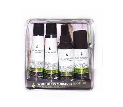 Дорожный набор для тонких волос "Невесомое Увлажнение" Macadamia Weightless Moisture Travel Essentials 196392