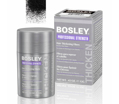 Кератиновые волокна черные Bosley Hair Thickening Fibers Black 197424