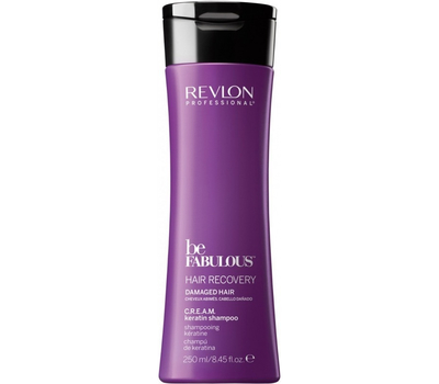 Шампунь для волос очищающий с кератином Revlon Be Fabulous C.R.E.A.M. 213000