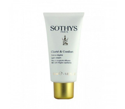 Лёгкий крем для чувствительной кожи и кожи с куперозом Sothys Clarte & Confort Light Cream